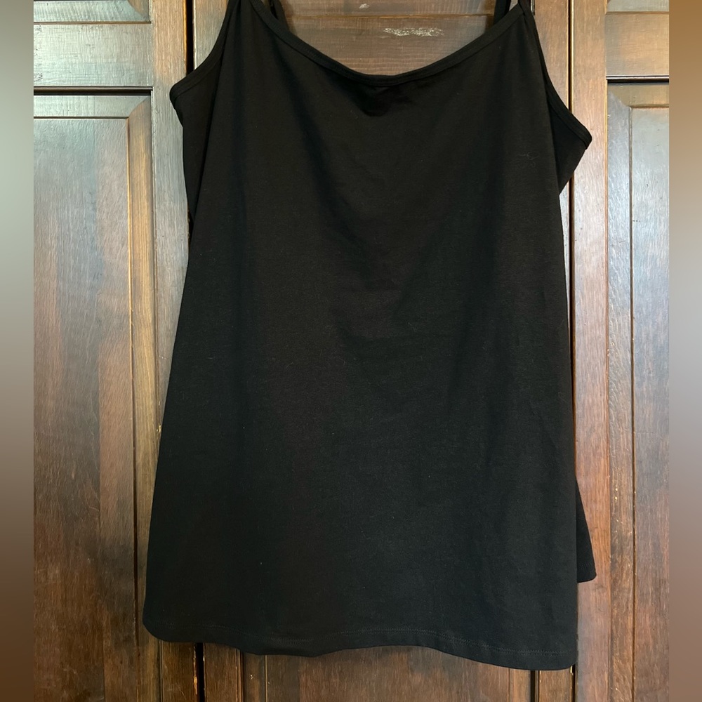 Black tank top